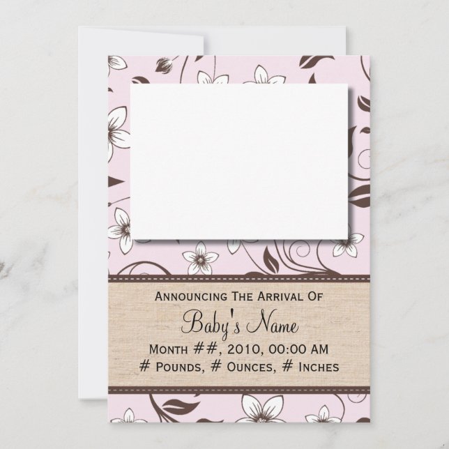 Anúncio Baby Girl Floral (Frente)