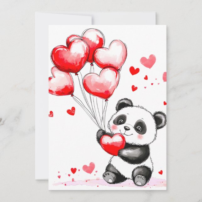 Anúncio Balão Panda Love in the Air (Frente)