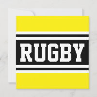 Bandas de Corrida Atlética, de Preto Amarelo RUGBY