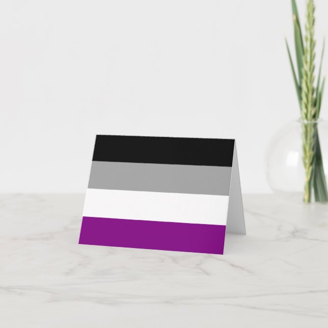 Anúncio Bandeira do Orgulho Assexual (Frente)