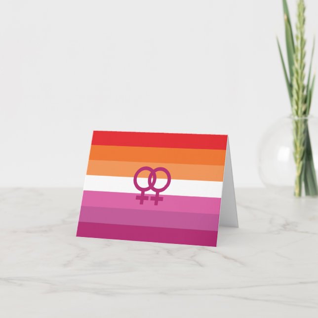Anúncio Bandeira do Orgulho Lésbica WLW (Frente)