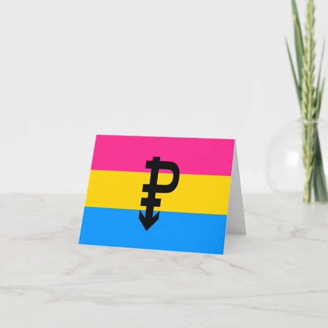 Anúncio Bandeira do Orgulho Pansexual (Frente)