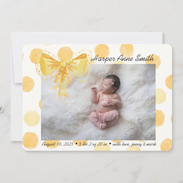 Anúncio Bebê bem-vinda (Frente)