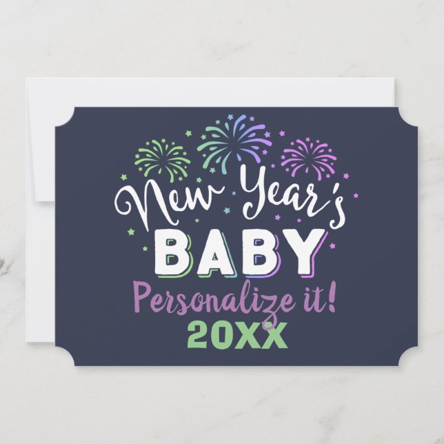 Anúncio Bebê de Ano Novo (Frente)