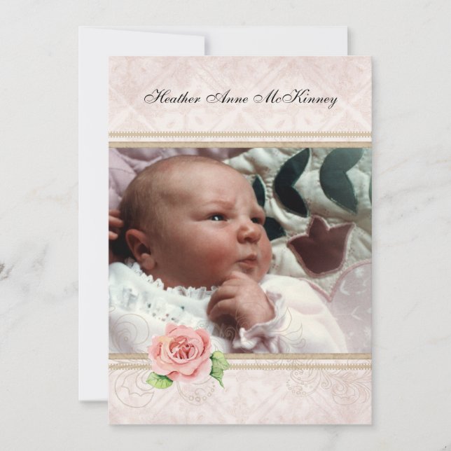 Anúncio Bebê Nascido, Anunciante Garota - Nossa Pequena Pr (Frente)