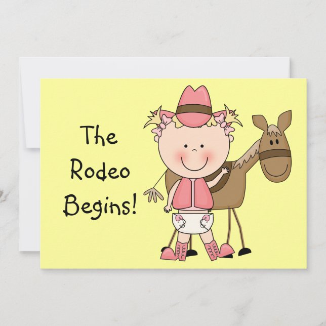 Anúncio Bela Menina e Pônea de Cavalo - Nascimento Ocident (Frente)