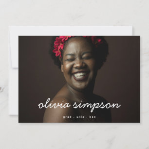 Anúncio Belo Script Modern Formando Formando Duas Foto