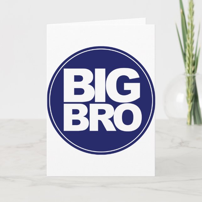 Anúncio big bro t-shirt mix and match design (Frente)