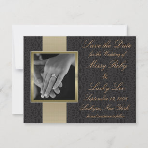 Anúncio Black Lace Save the Date