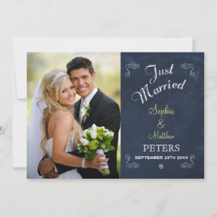 Anúncio Blackboard Preto na Moda   Foto   Recém-Casados