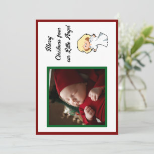 Anúncio Blonde Baby Angel, Cartoon de Natal para Férias