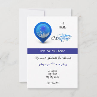 Anúncio Blue Location New Home Announcement