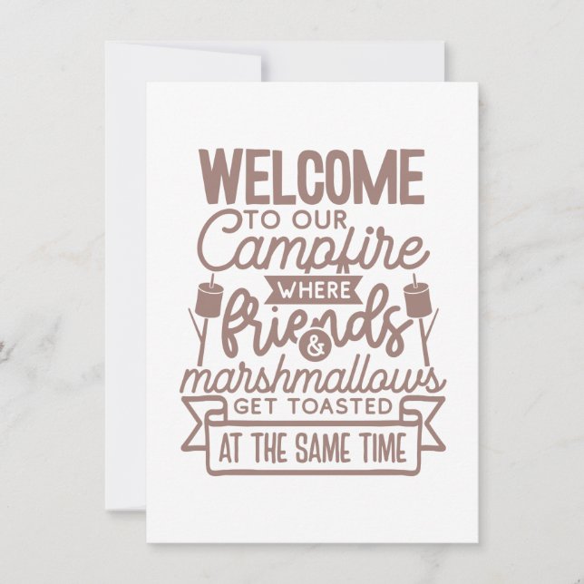 Anúncio Boas-vindas Campanha Amigos de Campfire (Frente)