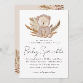 Anúncio Boho Baby Sprinkle Invent with Sweet Bear