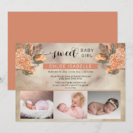 Anúncio Boho Girl 3 Photo Pampas Grass | Nascimento Floral