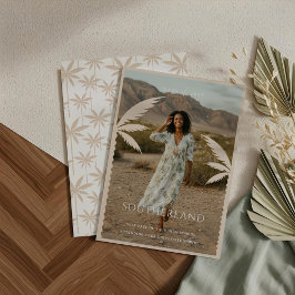 Anúncio Boho Retro Tropical Palm Tree Foto