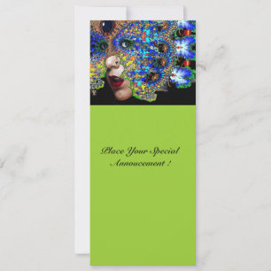 Anúncio Bola de Mascarada do EPHEMERAL Mardi Gras, Máscar