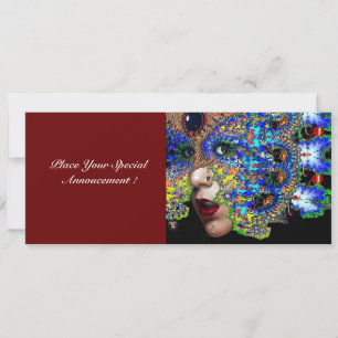 Anúncio Bola de Mascarada do EPHEMERAL Mardi Gras, Máscar