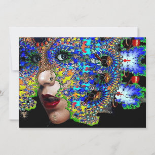 Anúncio Bola de Mascarada do EPHEMERAL Mardi Gras, Máscara