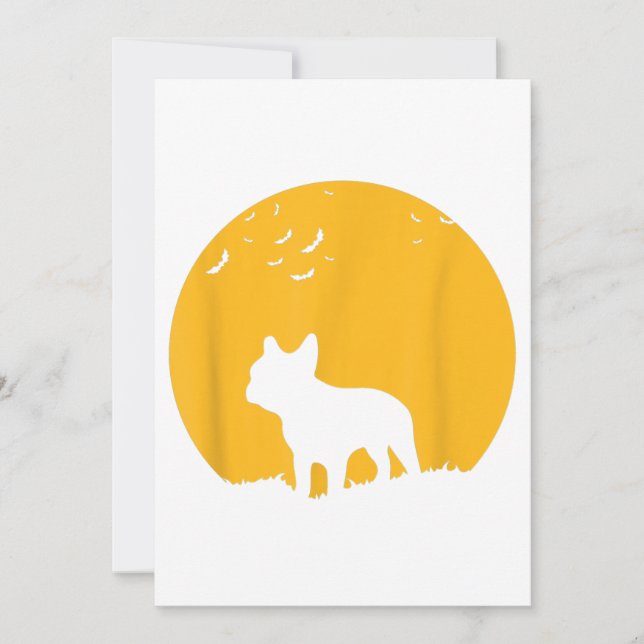 Anúncio Bolldog Francês Gift Halloween Para O Cachorro (Frente)