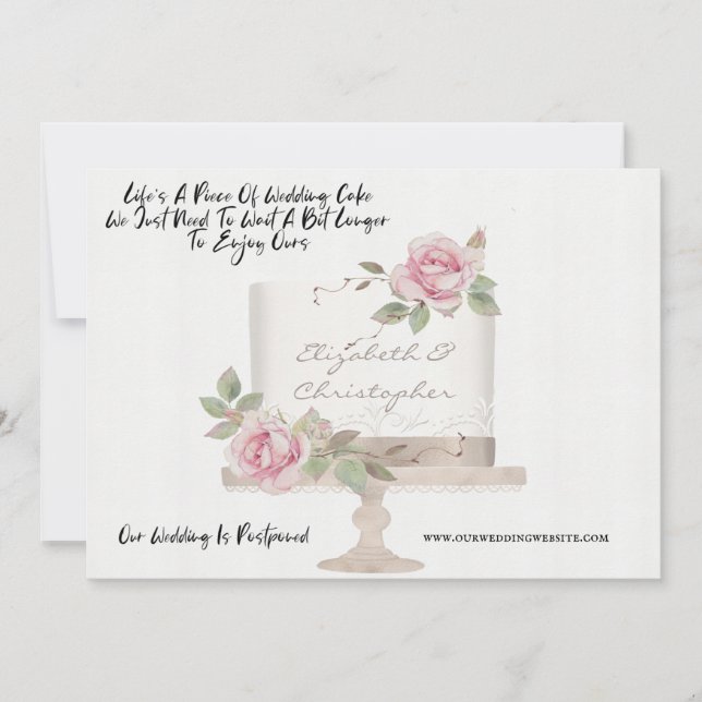 Anúncio Bolo de Casamento Mudança Divertida nos Planos Adi (Frente)