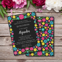 Bolsa de flores mexicanas quinceañera