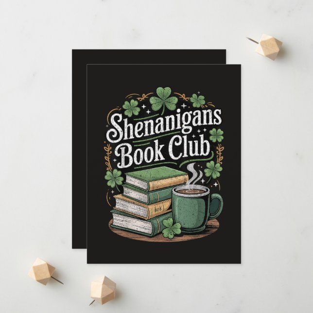 Anúncio Book Club St Patricks Day (Frente/Verso In Situ)