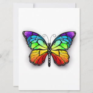 Anúncio Borboleta arco-íris Monarca