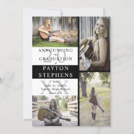 Anúncio Buffalo Verifica Foto Preto | Graduação em branco