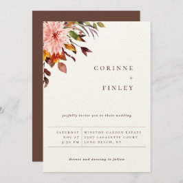 Anúncio Buquê de Noiva de Outono Rústico