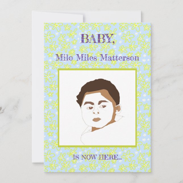 Anúncio Buquê Flor Daisy Meadow Periwinkle Lemon Birth (Frente)