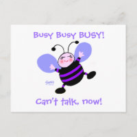 Busy Bee Cartão Postal de Mudança de Endereço de M