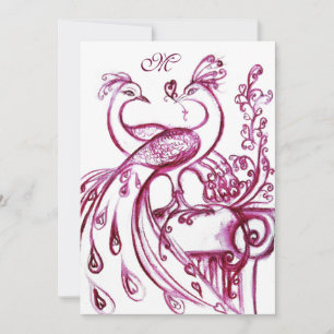 Anúncio CACHORROS EM AMOR MONOGRAMA vermelho, branco-escur