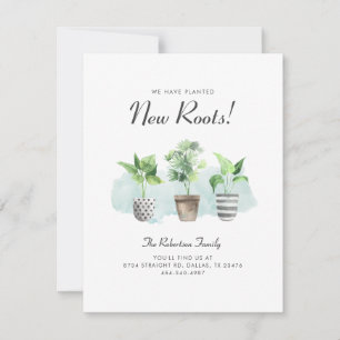 Anúncio Cactos de Aquarela Plantaram Novas Raízes Moviment