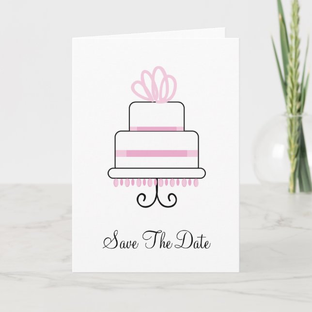 Anúncio cake, Save The Date (Frente)