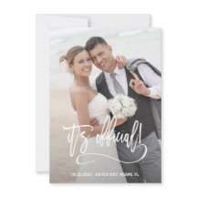 Caligrafia moderna É casamento oficial