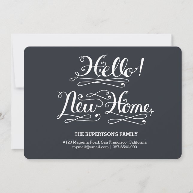 Anúncio caligrafia nova em casa (Frente)