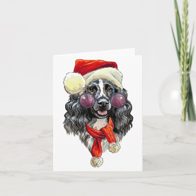 Anúncio Cão-panela de Natal salve a data (Frente)