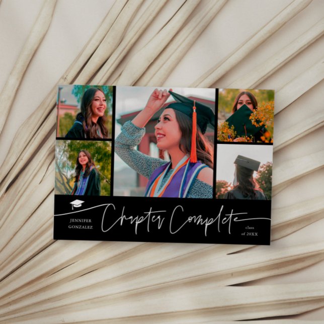 Anúncio Capítulo Completo Graduação Negra Multi Foto (Criador carregado)