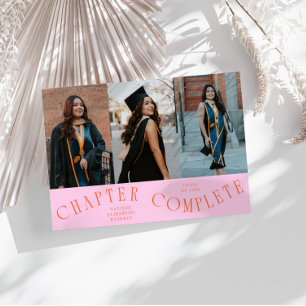 Anúncio Capítulo de Tipografia Laranja Graduada Foto Compl