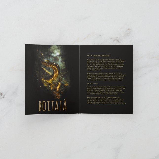Anúncio Card Boitatá (Interior)