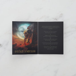 Anúncio Card O Relógio e a Mortalha