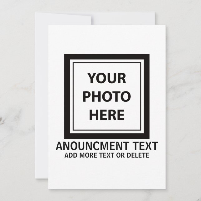 Anúncio Carregar Foto de Imagem e Adicionar Texto - Person (Frente)