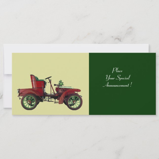 Anúncio CARRO RETRÔ, RESTAURAÇÃO DE CARRO, verde (Frente)