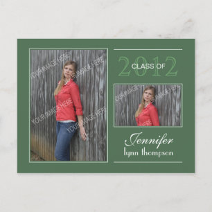 Anúncio Cartão postal da casa aberta de graduação