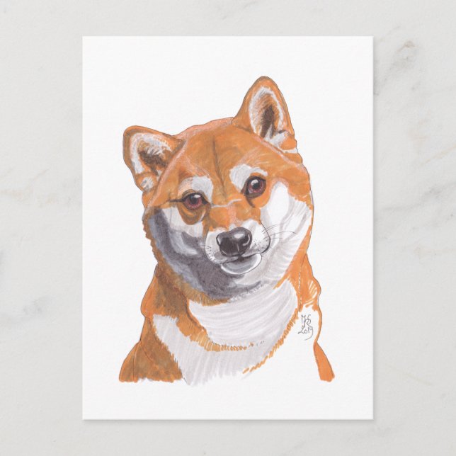 Anúncio Cartão postal de 2019 Shibainu (Frente)