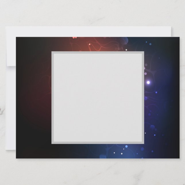 Anúncio Cartão-postal de Borboletas Noturnas brilhantes (Verso)