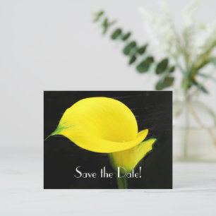 Anúncio Cartão postal de Calla Lily para salvar a data