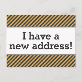 Anúncio Cartão postal de casa nova limpo, elegante e respe