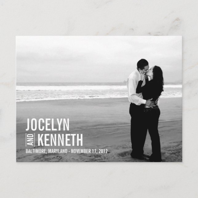 Anúncio Cartão Postal de Compromisso de Simplicidade Pura  (Frente)